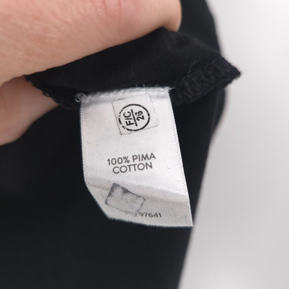 J. Jill Pure Jill scoop-neck Elliptical t-shirt Size 3X black 100% pima cotton - Picture 5 of 7